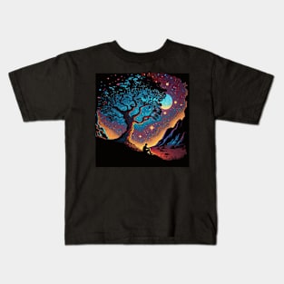 Under the Tree of Love Kids T-Shirt